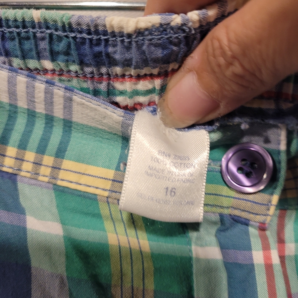 Vintage Plaid Pendleton Knockabouts 2 Piece Shirt and Short Set Size 16 - Picture 7 of 14